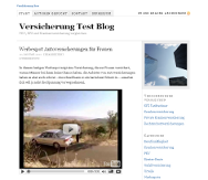 Versicherung Test Blog
